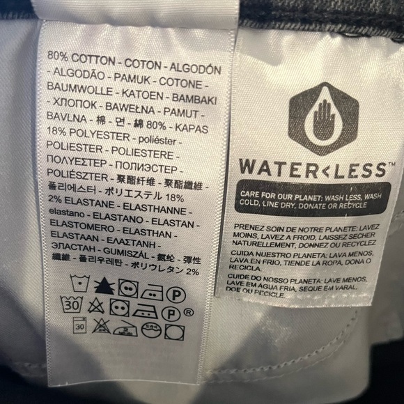 Levi’s Skinny Black Denim Jeans Size 30 x 30 - Picture 4 of 7